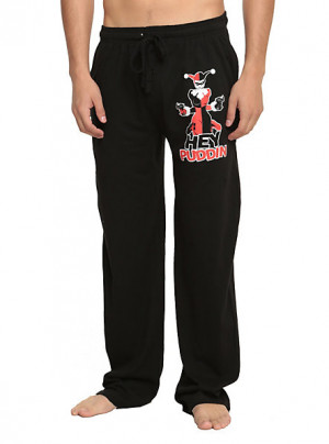 DC Comics Harley Quinn Hey Puddin Guys Pajama Pants SKU : 10211841 $19 ...