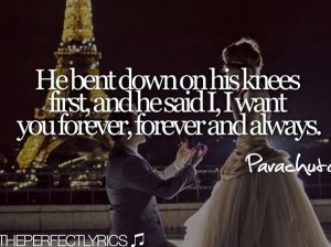 Forever and always~Parachute