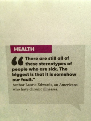 Laurie Edwards quote.