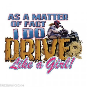 Do Drive Like A Girl Sticker Decal Humor Mud Racing Car Truck 4x4 ...