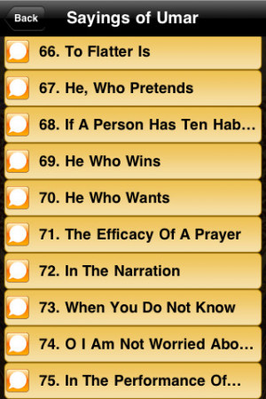 Download Sayings of Umar(RA) iPhone iPad iOS