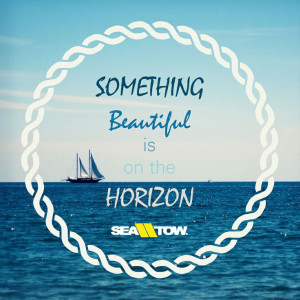 ... horizon. #boat #quote #boating #sea #tow #seatow #nautical #horizon