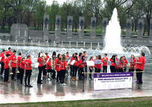 Bellows Falls Middle School Band Performs in Washington, DC