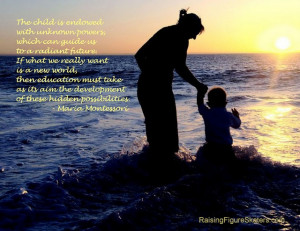 The Child” – Montessori Word Art Freebie