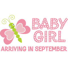 Cute Maternity September Baby Gi