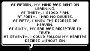 At forty, I had no doubts.