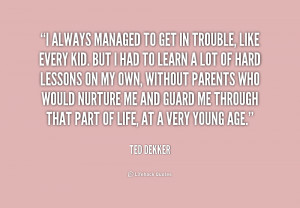 Quotes About Getting in Trouble