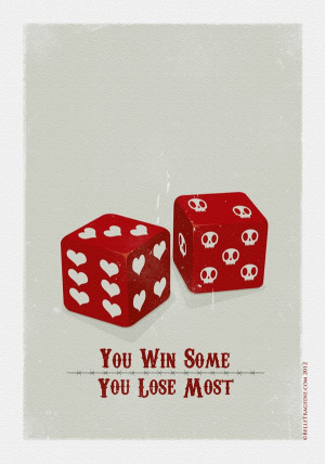 will be will be, at least this I am prepared to lose. I mostly lose ...