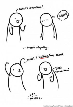 Curse words makes science sound cooler