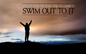 Swimming Quotes HD Wallpaper 16