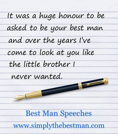 Great Movie Quotes For Best Man Speech ~ Best Man Speech on Pinterest