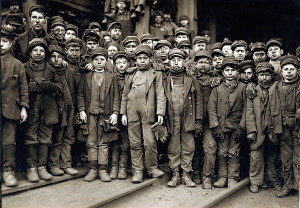 Child laborers portrayed by Lewis Hine in 1911. Breaker Boys were used ...
