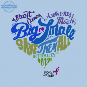 Big or Small, Save Them All (light blue close up) by ShirtSayings