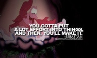 Sebastian from The Little Mermaid quote