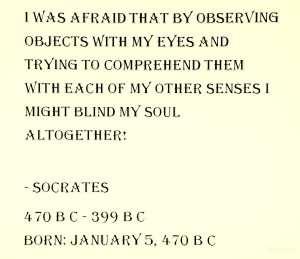 Socrates Quote In Sepia Photograph