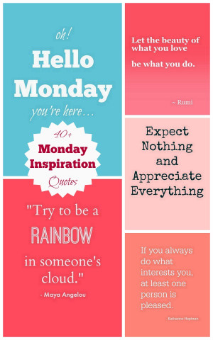 Positive Quotes About Monday Mornings. QuotesGram