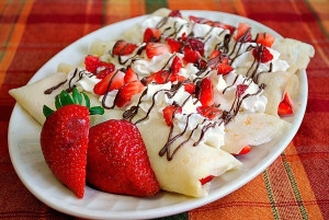 ... , Sweets Tooth, Nutella Crepes, Whipped Cream, Strawberries Nutella