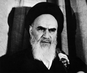 Photograph:Ruhollah Khomeini in 1979.