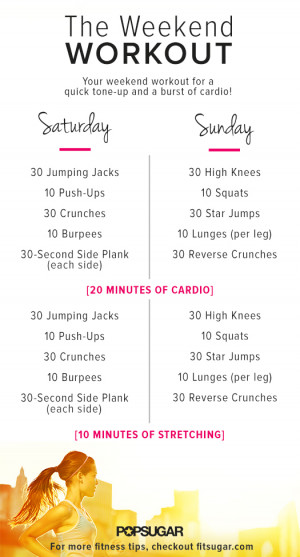 ... like this indoor no-equipment circuit or this power gym workout