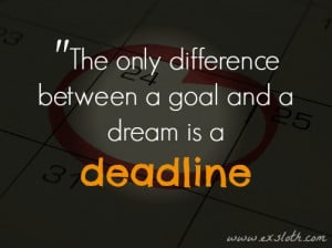 Goals And Dreams Quotes Between goals and dreams