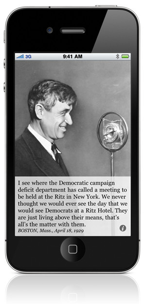 Will Rogers on “Democrats Living Above OUR Means”