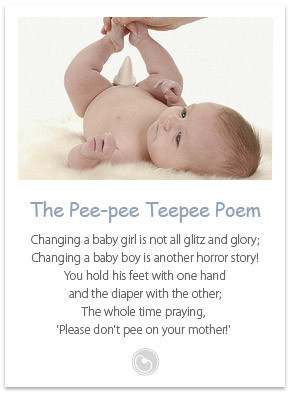 The Pee-pee Teepee - So Your Baby Boy Doesn't Pee on You