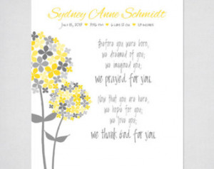 Personalized Before You Were Born Quote / Baby Girls Flower PRINTABLE ...