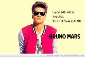 beautiful bruno mars girl just the way you are quote quotes wallpaper