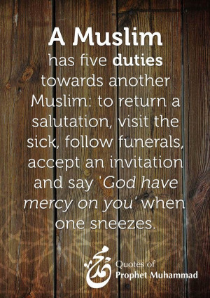 Quotes of Prophet Muhammad (PBUH) .... That's it? No murdering ...