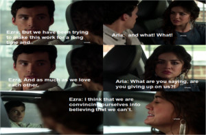 the aria and ezra broke up! APSSB