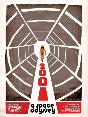 Stanley Kubrick-Inspired Movie Posters by Adam Maida