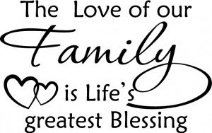 The-Love-of-our-Family-Fun-Decor-vinyl-wall-decal-quote-sticker ...