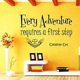 Wall Decals Quotes Alice in Wonderland - Every Adventure Requires a ...