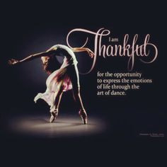 Photo by Richard Calmes. We feel grateful for dance More