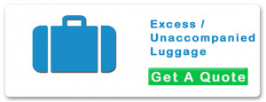 Excess unaccompanied baggage luggage shipping