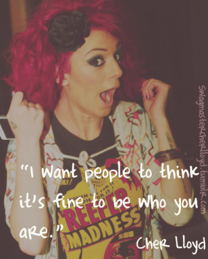 Cher Lloyd Quote. by vanetoxicxx