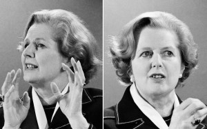 Some studies of Conservative Leader Margaret Thatcher, during her ...
