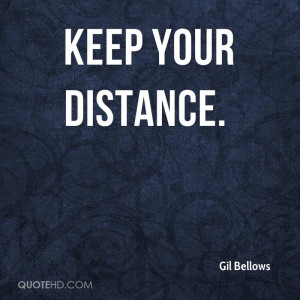 Keep Your Distance.
