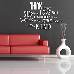 LOVE-LAUGH-WORK-KIND-SPEAK-WALL-QUOTE-WALL-STICKER-DECAL-MURAL-STENCIL ...