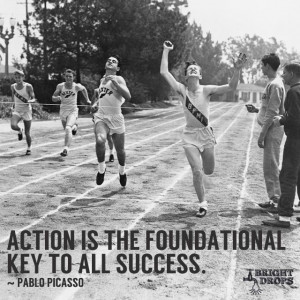 ... foundational key to all success ~Pablo Picasso #Quotes #Achievement