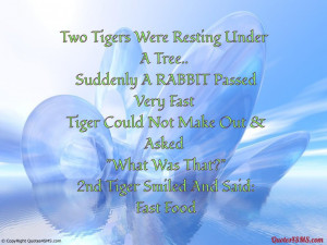Two Tigers Were Resting Under A Tree...