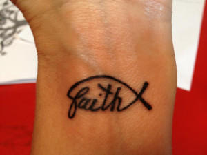 Faith Tattoo on Wrist