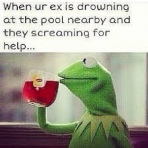Kermit the Frog Sipping Tea