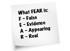 One of my Fear of Rejection Quotes is “False Evidence Appearing Real ...