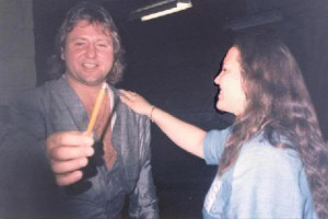 Greg Lake and me at MSG, ELPowell - 1986