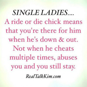 Single ladies. Don't get it twisted. #realtalkkim #single #quotes