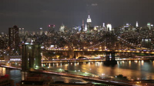Brooklyn Bridge Night Photo