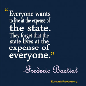 Bastiat quote.