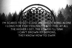 ... this image include: bring me the horizon, band, music, Lyrics and bmth