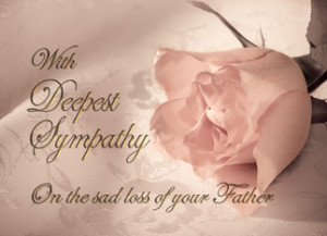 Sympathy Cards For Loss Father